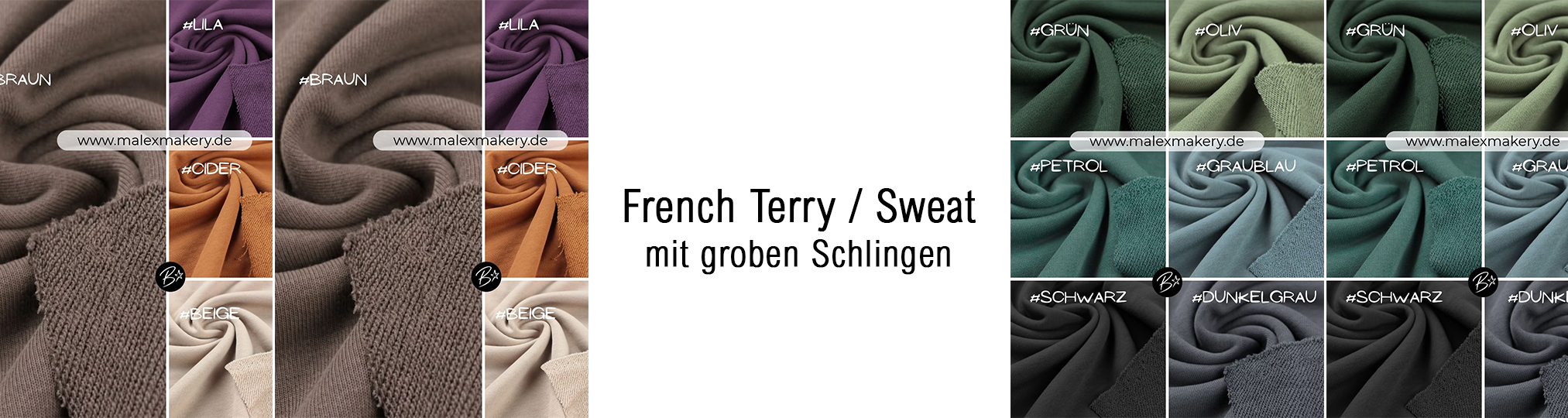 > French Terry mit GROBEN Schlingen