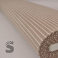 Preview: Kuschel Jersey - Streifen - # latte macchiatto