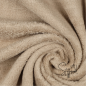 Preview: Kuschel Fleece - beidseitig - Sand
