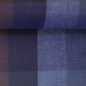Preview: Flanell Baumwollflanell Maverick - Karo Blautöne