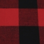 Preview: Flanell Baumwollflanell Maverick - Schwarz/Rot