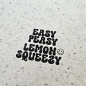Preview: Bügelbild - "EASY PEASY LEMON SQUEEZY"