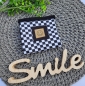 Preview: Bügelbild - Label - "frecher Smilie" - ca. 3 cm x 3 cm
