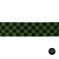 Preview: Gummiband  40mm  - #Flaschengrün KARO