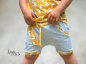 Preview: Biojersey Dotted Line grau Stoffonkel
