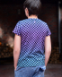Preview: Karogrunge  #Purple/Türkis/Schwarz - Bio Jersey