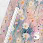 Preview: Aquarell Blumenwiese  -  French Terry  (Reaktivdruck)
