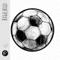 Preview: Bügelbild - " Fussball (alleine) "