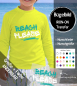 Preview: Bügelbild "BEACH PLEASE" - Farben & Größe frei wählbar