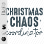 Preview: Bügelbild -  " CHRISTMAS CHAOS coordinator - Konfetti #blau "
