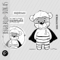 Preview: Bügelbild - "Paul der Bär - Superheld" - XaXelu Design