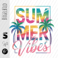 Preview: Bügelbild - "Summer Vibes - #Regenbogen (Rechteck)