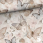 Preview: Butterfly # Beige    -  French Terry  (Reaktivdruck)