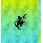 Preview: Ep - EINZEL Panel - SKATE  " Neongelb/Blau " - Bio Jersey