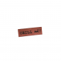 Preview: Label - "CHILL mal!" -  ca. 1,5 cm x 4,5 cm - Kunstleder ++ Farbauswahl ++