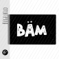 Preview: Bügelbild - BÄM