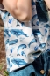 Preview: Baumwoll Jersey - Aquarell Wale -