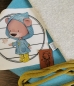 Preview: Patch / Aufnäher  - Regenbär - große Streifen
