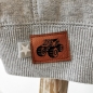 Preview: Label - beep beep (Text) - ca. 1,5 cm x 4 cm - Kunstleder ++ Farbauswahl ++
