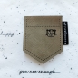 Preview: BIG Taschen-Label - "Tiger" -  Höhe ca. 8 cm - Kunstleder ++ Farbauswahl ++
