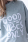Preview: Bügelbild - " GOOD VIBES ONLY " weiss  (2025)