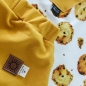 Preview: Label - Sonne MIT GESICHT - ca. 3cm x 3cm - Kunstleder ++ Farbauswahl ++