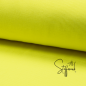 Preview: Bündchen NEON Gelb Uni - Fein RIB Bündchen