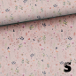 Preview: Rosa Mini Flowers  -  French Terry  (Reaktivdruck)
