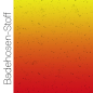 Preview: BADEHOSENSTOFF - (gewebt, nicht elastisch) - "Verlauf #rot/gelb"