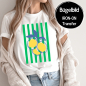 Preview: Bügelbild - " Green Stripes Lemon "