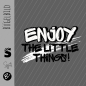 Preview: Bügelbild -  " Enjoy the little Things "