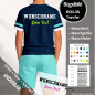 Preview: Bügelbild " Wunschname Wunschtext Trikot  "  - Größe + Farbe + Schriftart frei wählbar