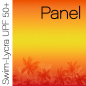 Preview: Swim-Lycra UPF 50+ / Bade/Sport Funktionsjersey - PANEL PALMEN #rot/orange/gelb