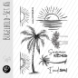 Preview: Bügelbild - SET A6   "Summer Vibes - schwarz "