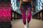 Preview: DENIM - #dunkelgrau/pink - Bio French Terry