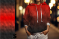 Preview: DENIM - #dunkelgrau/rot - Bio French Terry