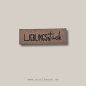 Preview: Label - "LIEBLINGSstück" -  ca. 1,5 cm x 4,5 cm - Kunstleder ++ Farbauswahl ++