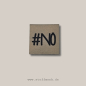 Preview: Label - #NÖ - ca. 3cm x 3cm - Kunstleder ++ Farbauswahl ++