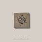 Preview: Label -  "Planet Mond" - ca. 3 cm x 3 cm - Kunstleder ++ Farbauswahl ++