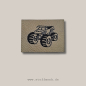 Preview: Label - MONSTERTRUCK - ca. 3cm x 4 cm - Kunstleder ++ Farbauswahl ++