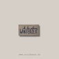 Preview: Label - "oh du schöne Winterzeit" - ca. 2 cm x 4 cm  - Kunstleder ++ Farbauswahl ++