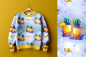 Preview: Ananasshake (OHNE GESICHT) - Bio Jersey