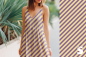 Preview: Konfetti Stripes  #Lemon/Purple  - Bio Jersey