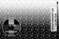 Preview: Pixel #weiss/schwarz - Bio JERSEY