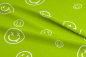 Preview: SMILIES #newlime/weiss - Bio Jersey