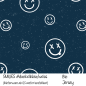 Preview: SMILIES #dunkelblau/weiss - Bio Jersey