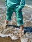 Preview: Ep - DENIM/Jeansoptik - #sea - Bio French Terry