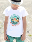 Preview: Bügelbild - "SALTWATER" - Rund #koralle