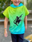 Preview: Ep - EINZEL Panel - SKATE  " Neongelb/Blau " - Bio Jersey