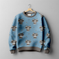 Preview: " Bandit Racoon - Blue "  --- Stoffart wählbar --
